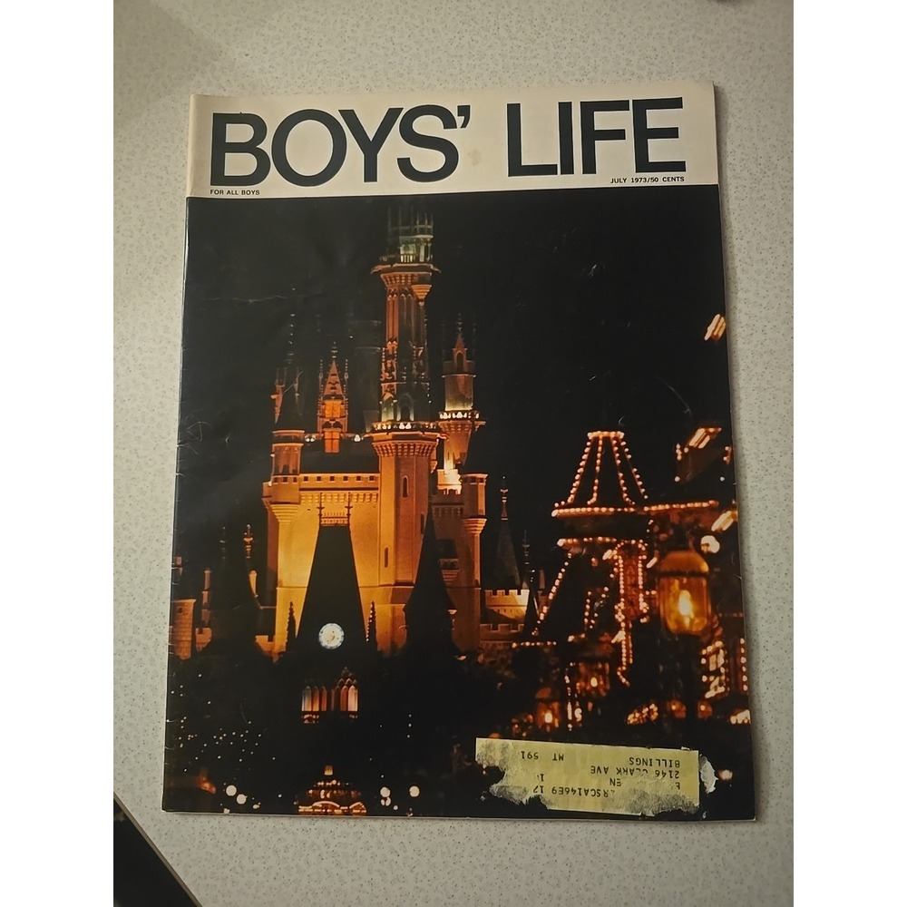 Vintage Boys' Life July 1973 Disney World